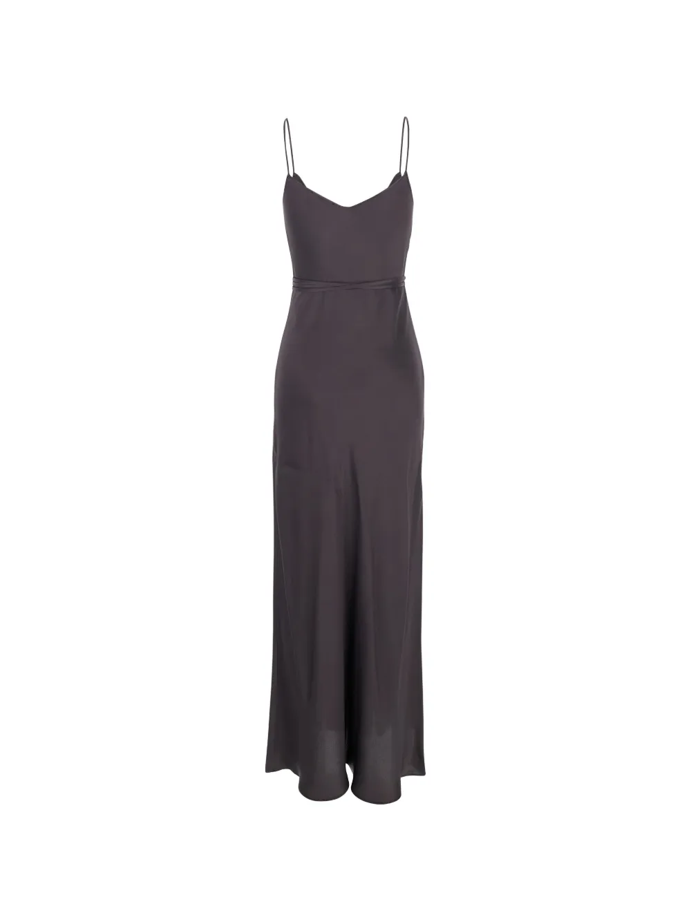 Antonelli tie-waist slip dress - Grigio
