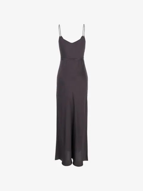 Antonelli slip dress con moño en la cintura