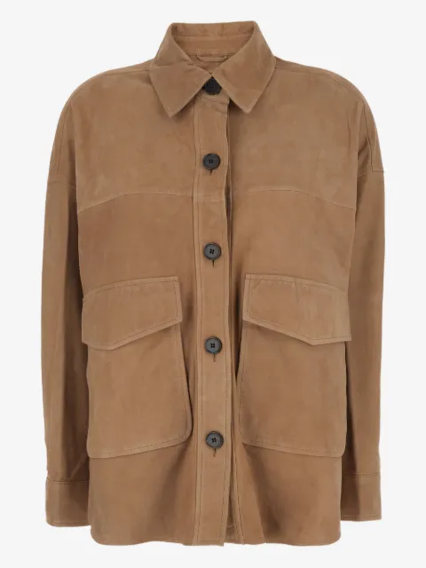Arma button patch pocket jacket
