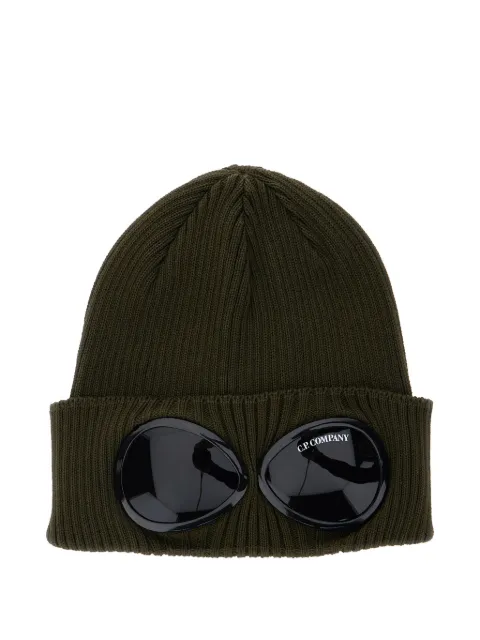C.P. Company lenses knitted beanie hat