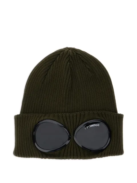 C.P. Company lenses knitted beanie hat
