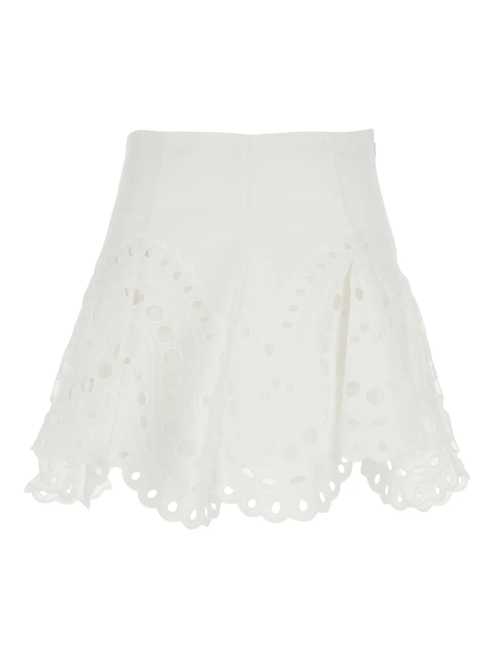 Charo Ruiz Ibiza Sail eyelet skirt - Bianco