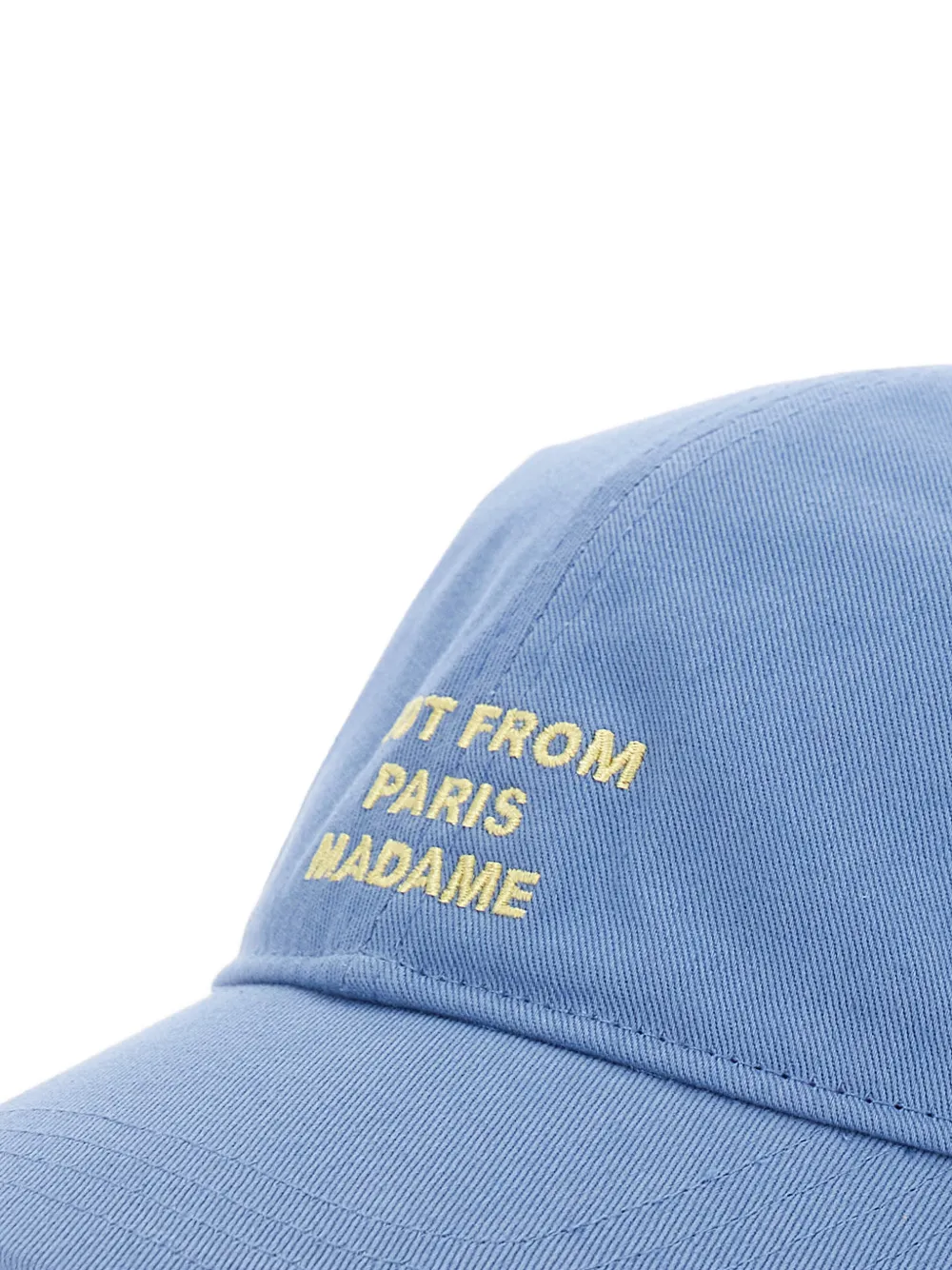 Drôle De Monsieur Hoed met tekst Blauw