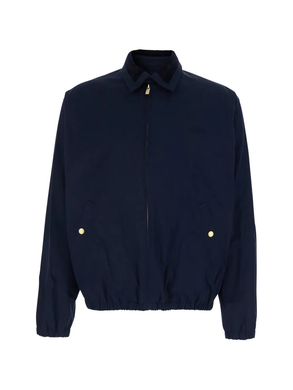 Drôle De Monsieur corduroy collar jacket - Blu