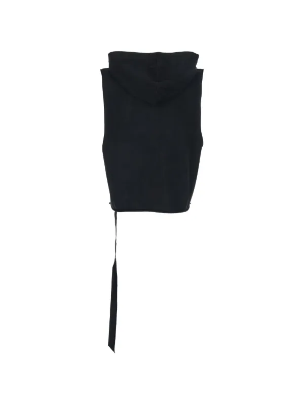 Rick Owens DRKSHDW Hooded Sleeveless Top | Black | FARFETCH
