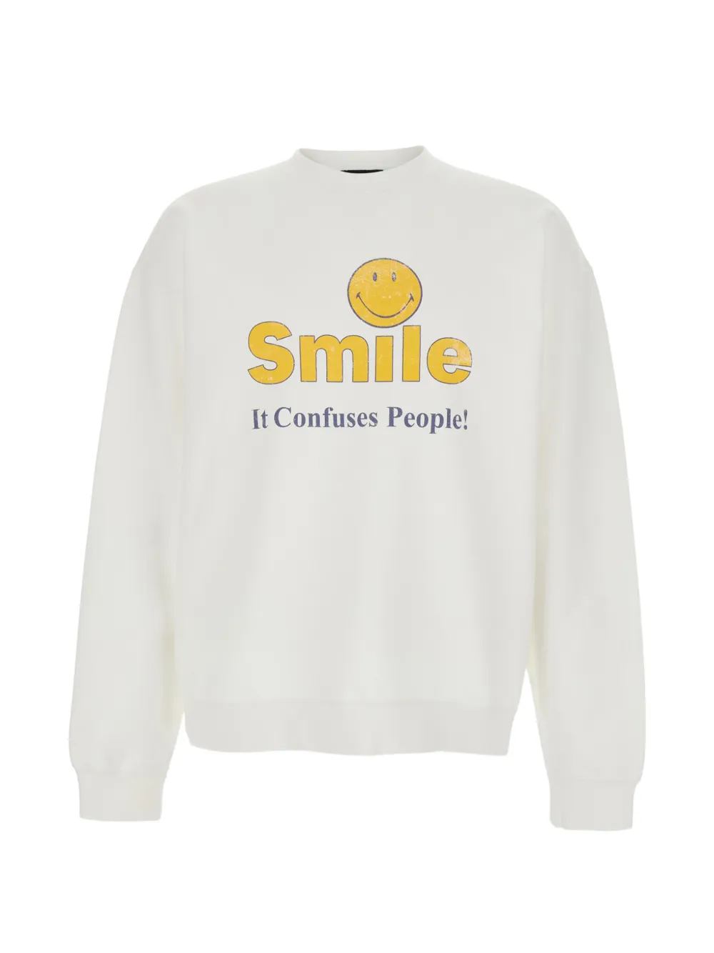DSQUARED2 smiley-print sweatshirt - Bianco