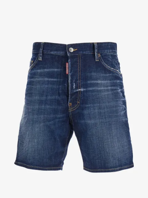 DSQUARED2 frayed denim shorts