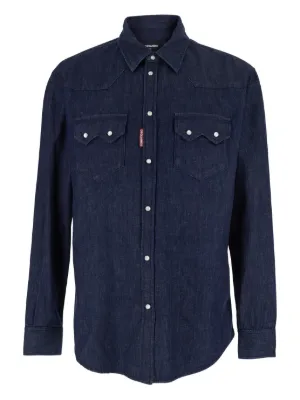 DSQUARED2 デニムシャツ | ブルー | FARFETCH JP