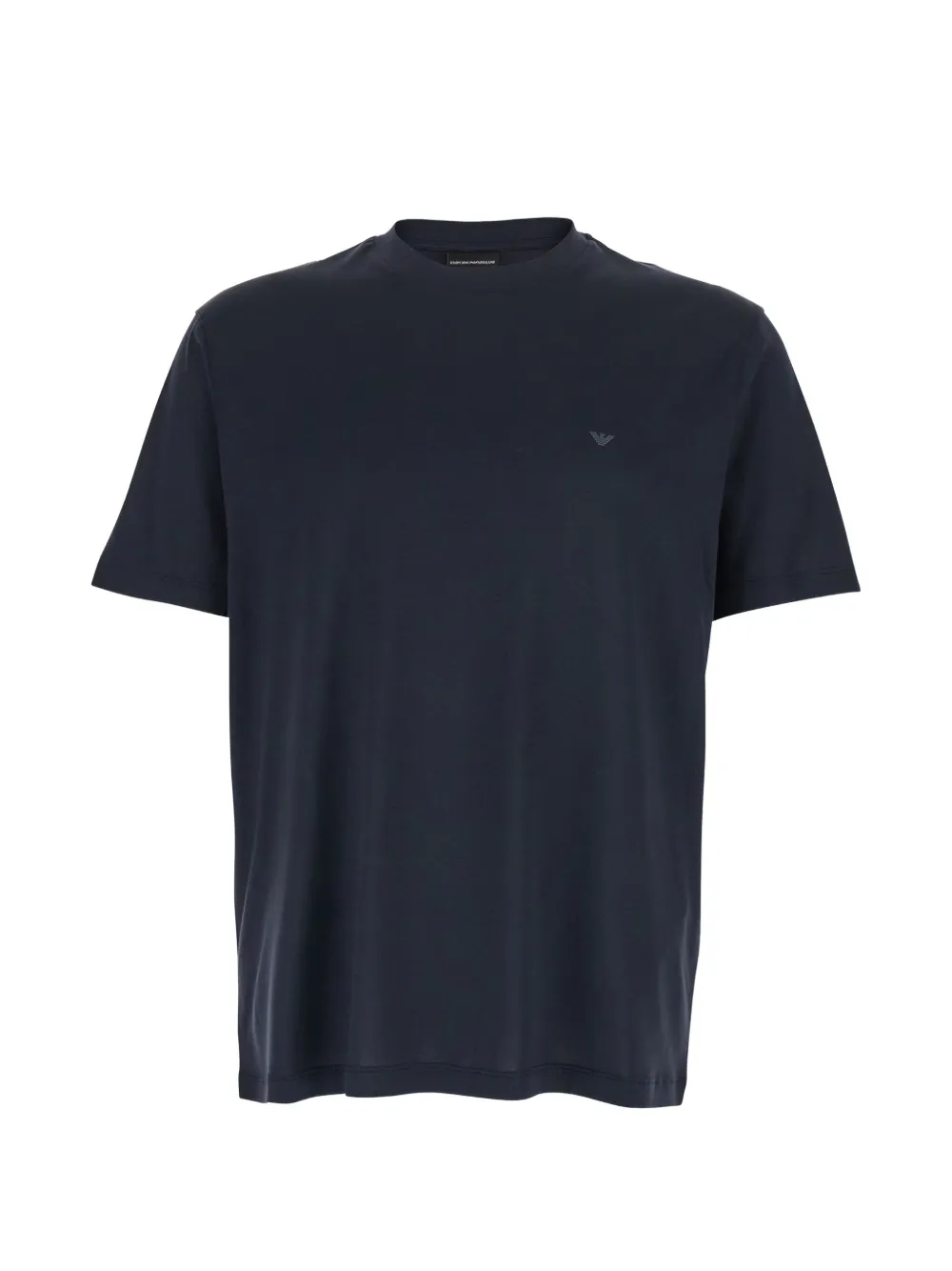 Emporio Armani logo-print T-shirt - Blu