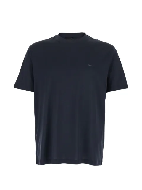 Emporio Armani logo-embroidered T-shirt