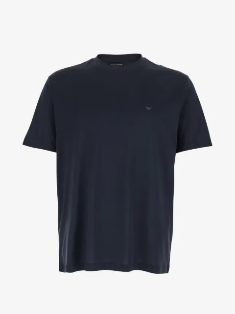Emporio Armani logo-embroidered T-shirt