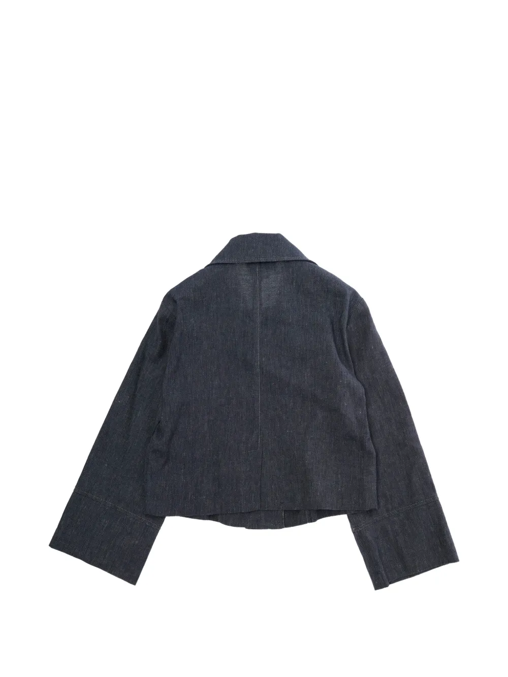 Emporio Armani Kids Spijkerjack met dubbele rij knopen Blauw