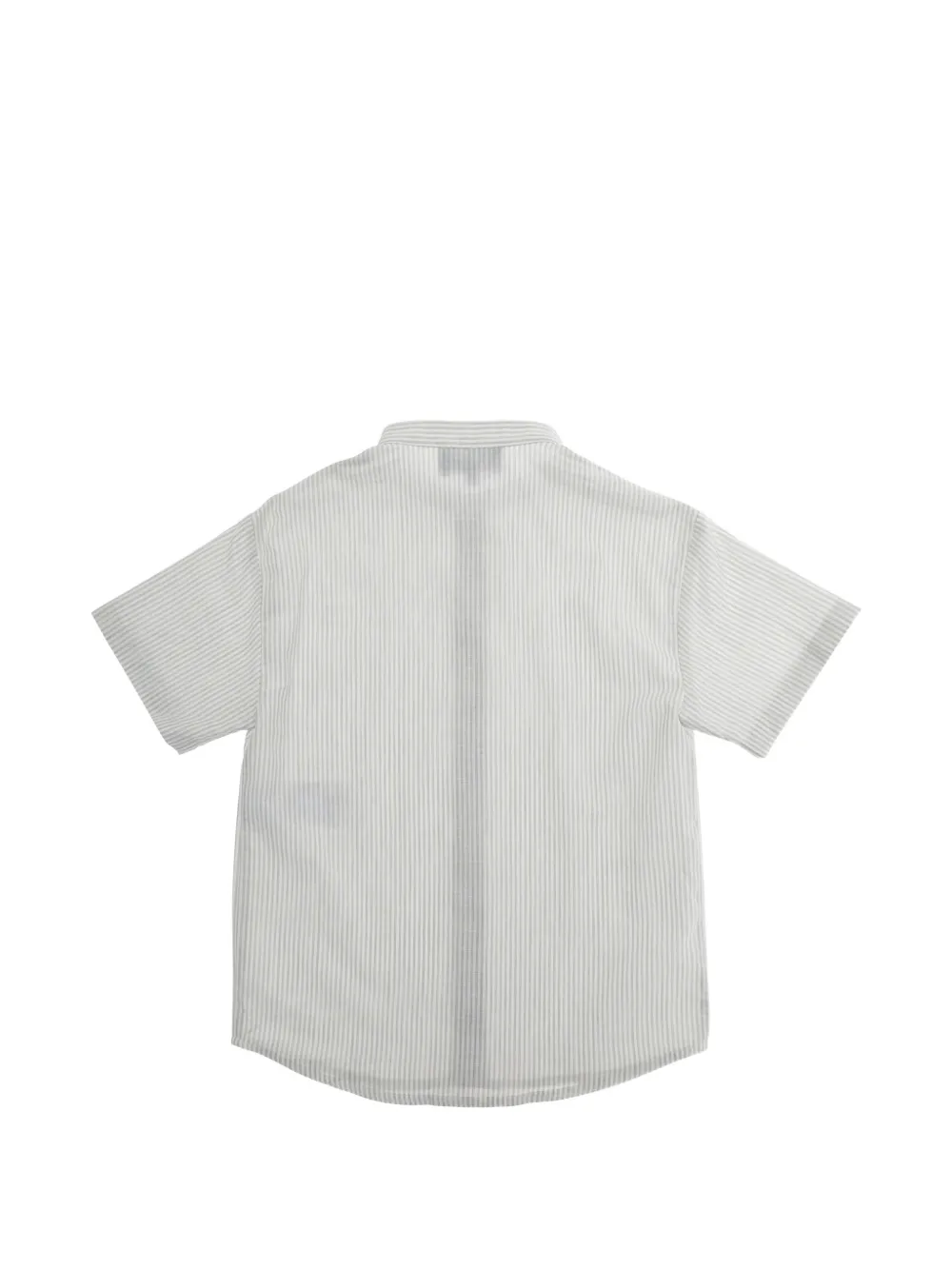 Emporio Armani Kids Gestreept shirt Wit