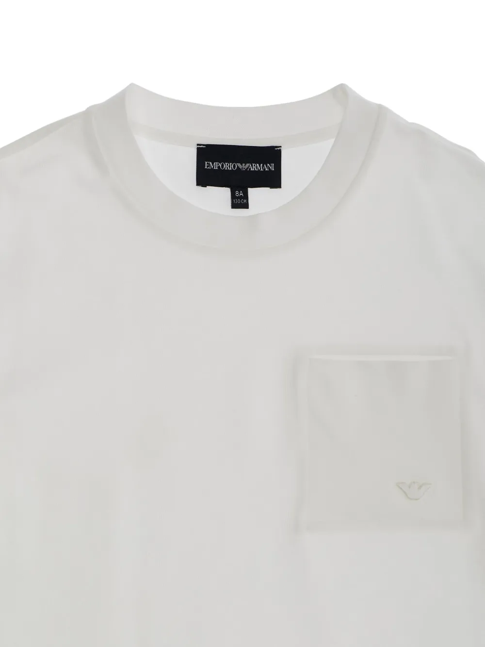 Emporio Armani Kids T-shirt met logo Wit