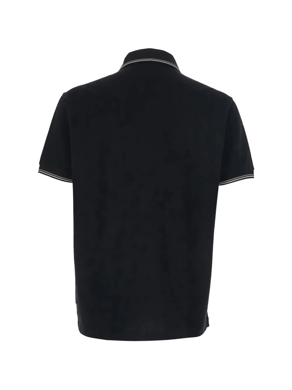 Emporio Armani Poloshirt met borduurwerk Zwart