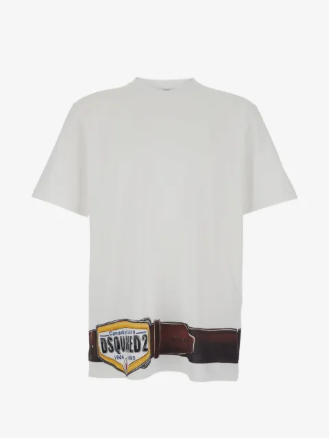 DSQUARED2 playera con estampado gráfico