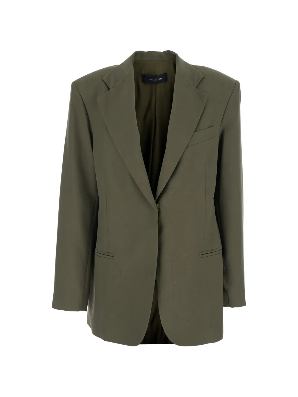Federica Tosi notched blazer - Verde