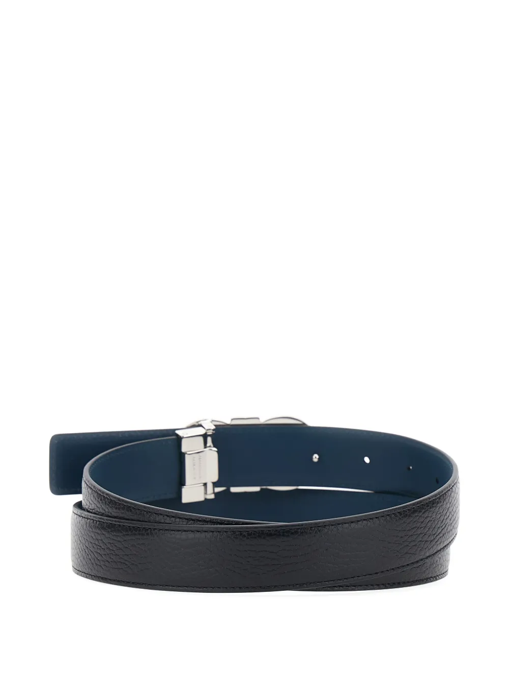 Ferragamo Giancini logo buckle belt - Zwart
