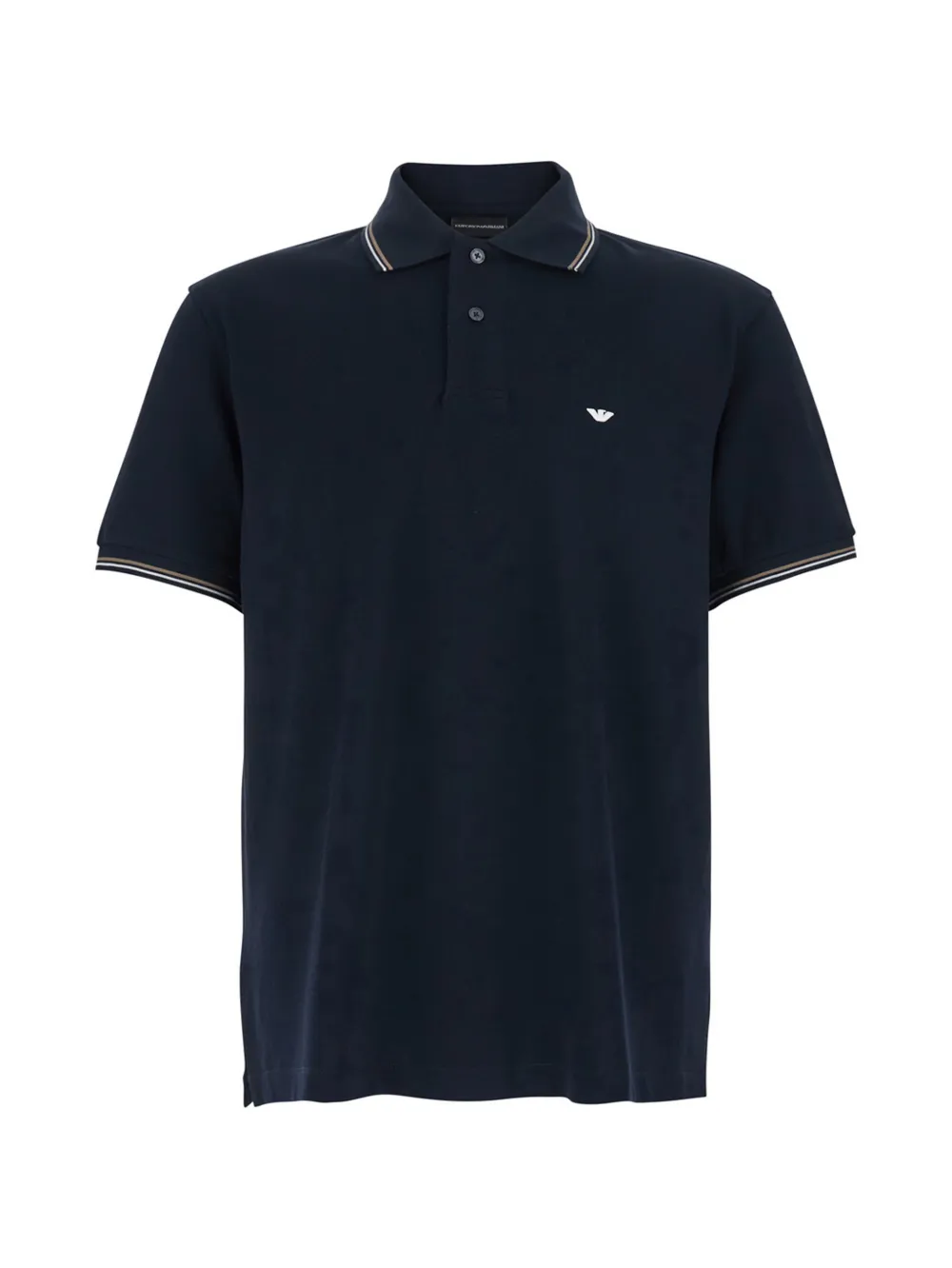 Emporio Armani logo polo shirt - Blu