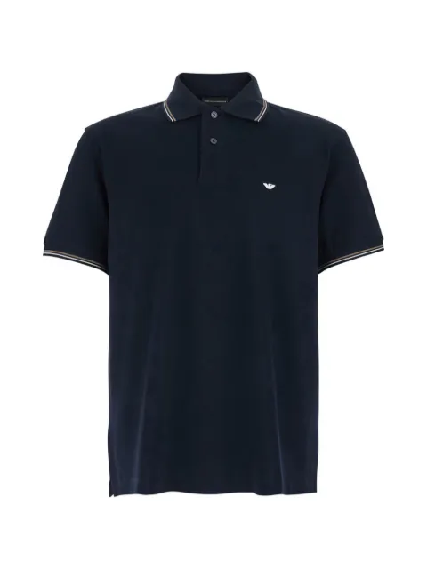 Emporio Armani playera tipo polo con logo