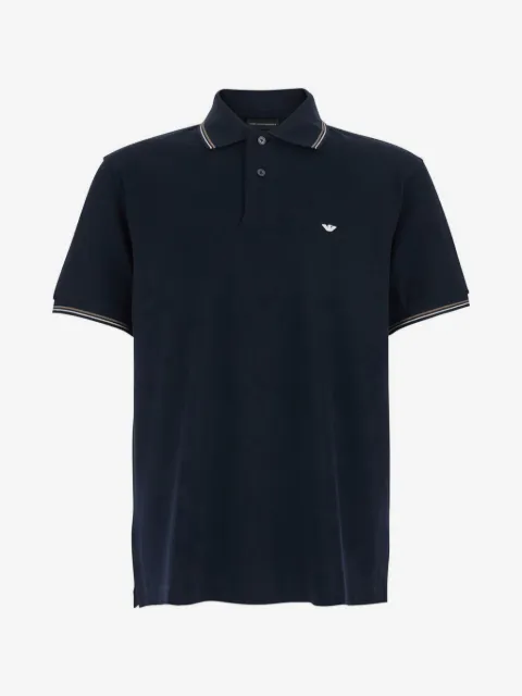 Emporio Armani polo à logo imprimé