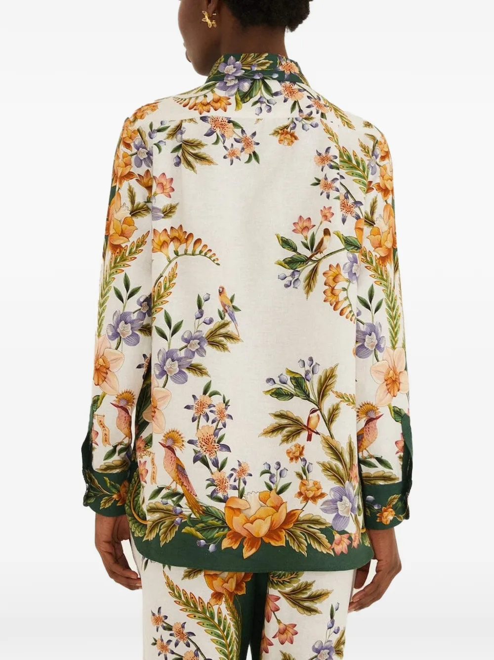 FARM Rio blouse met bloemenprint Wit