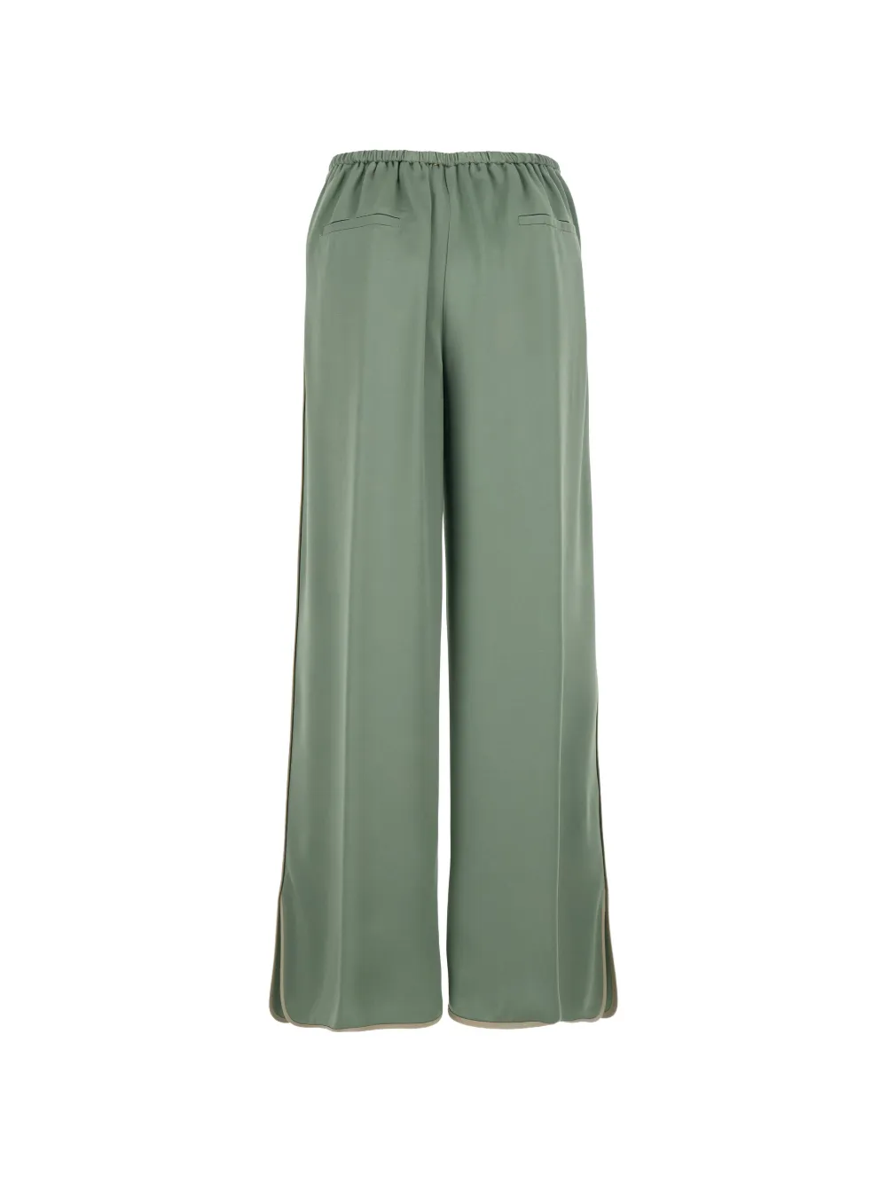 Forte Forte contrast-trim trousers - Groen