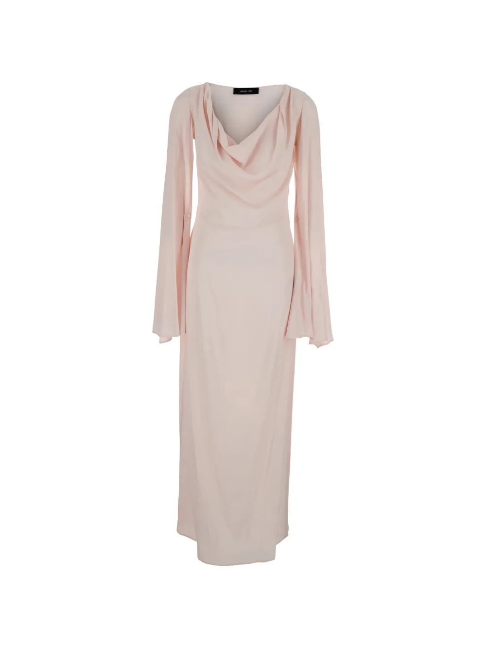 Federica Tosi flared-sleeve maxi dress - Rosa