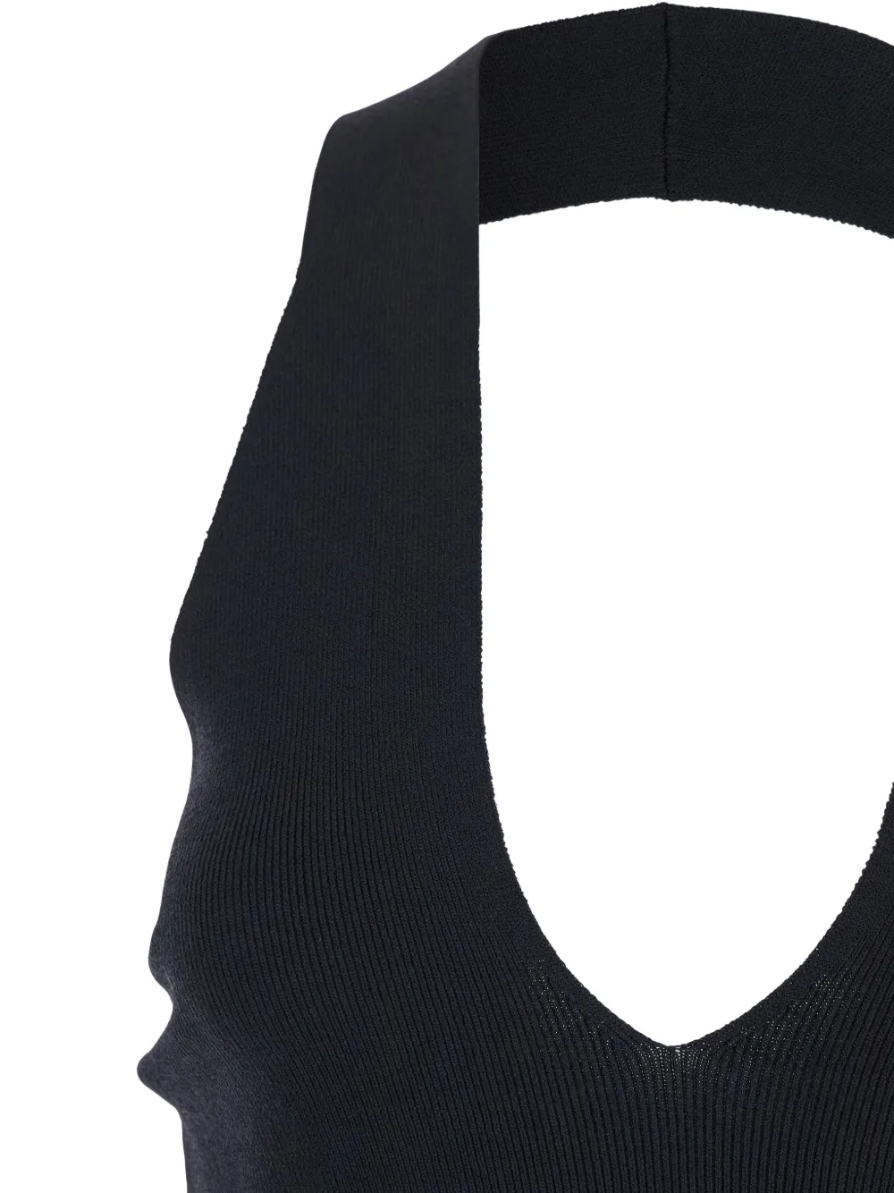Halterneck Knitted Blouse