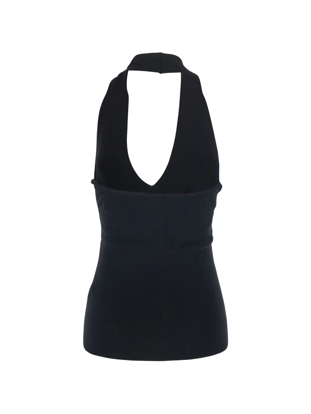 Halterneck Knitted Blouse