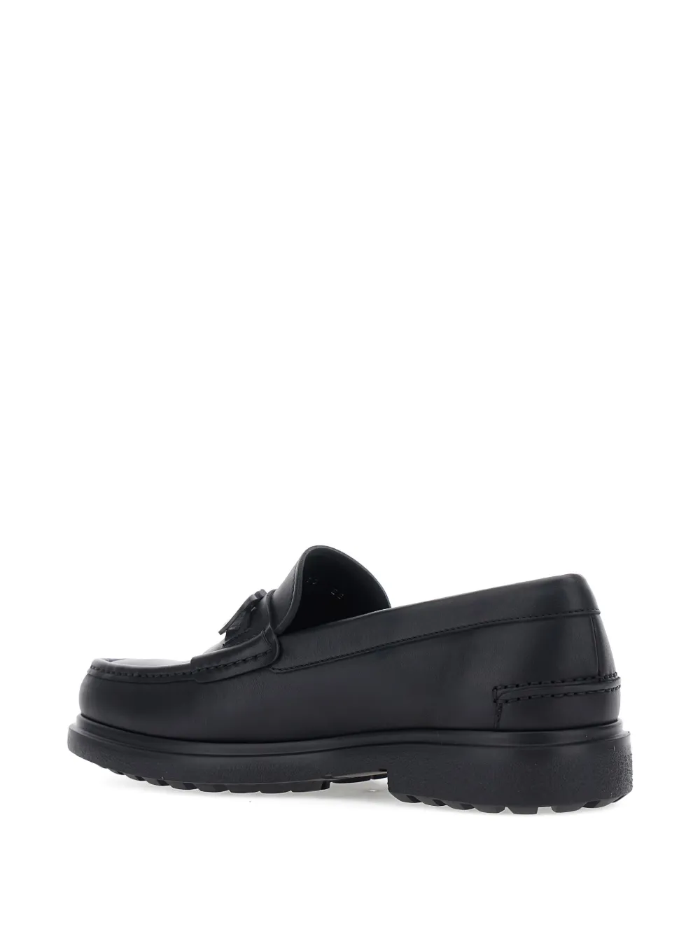 Ferragamo Tobia leren loafers Zwart