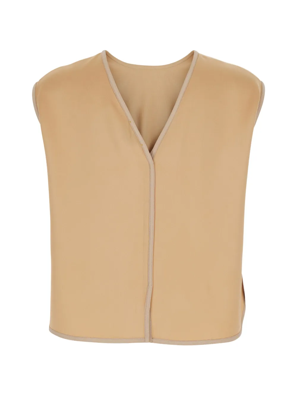 Forte Forte V-neck top - Beige