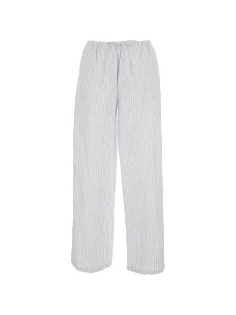 DUNST striped drawstring trousers