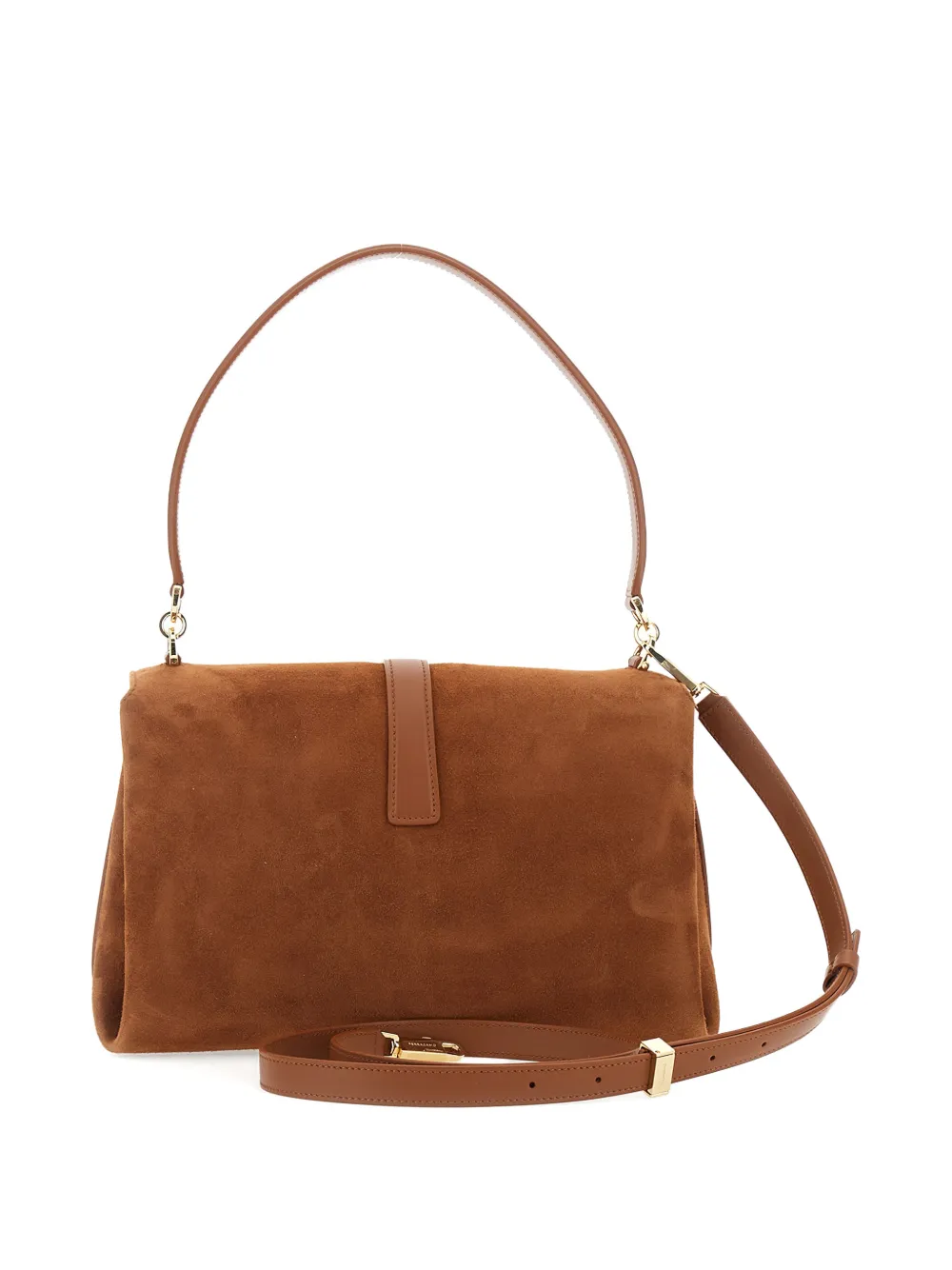  Ferragamo Small Front-flap Tote Bag - Brown 