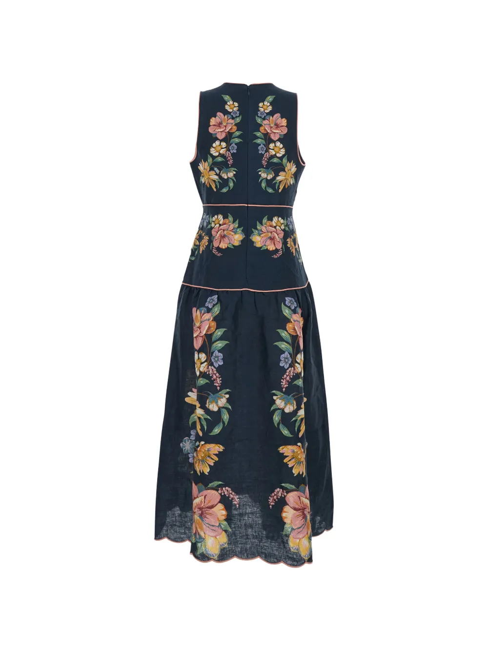  Farm Rio Floral Dress - Blue 