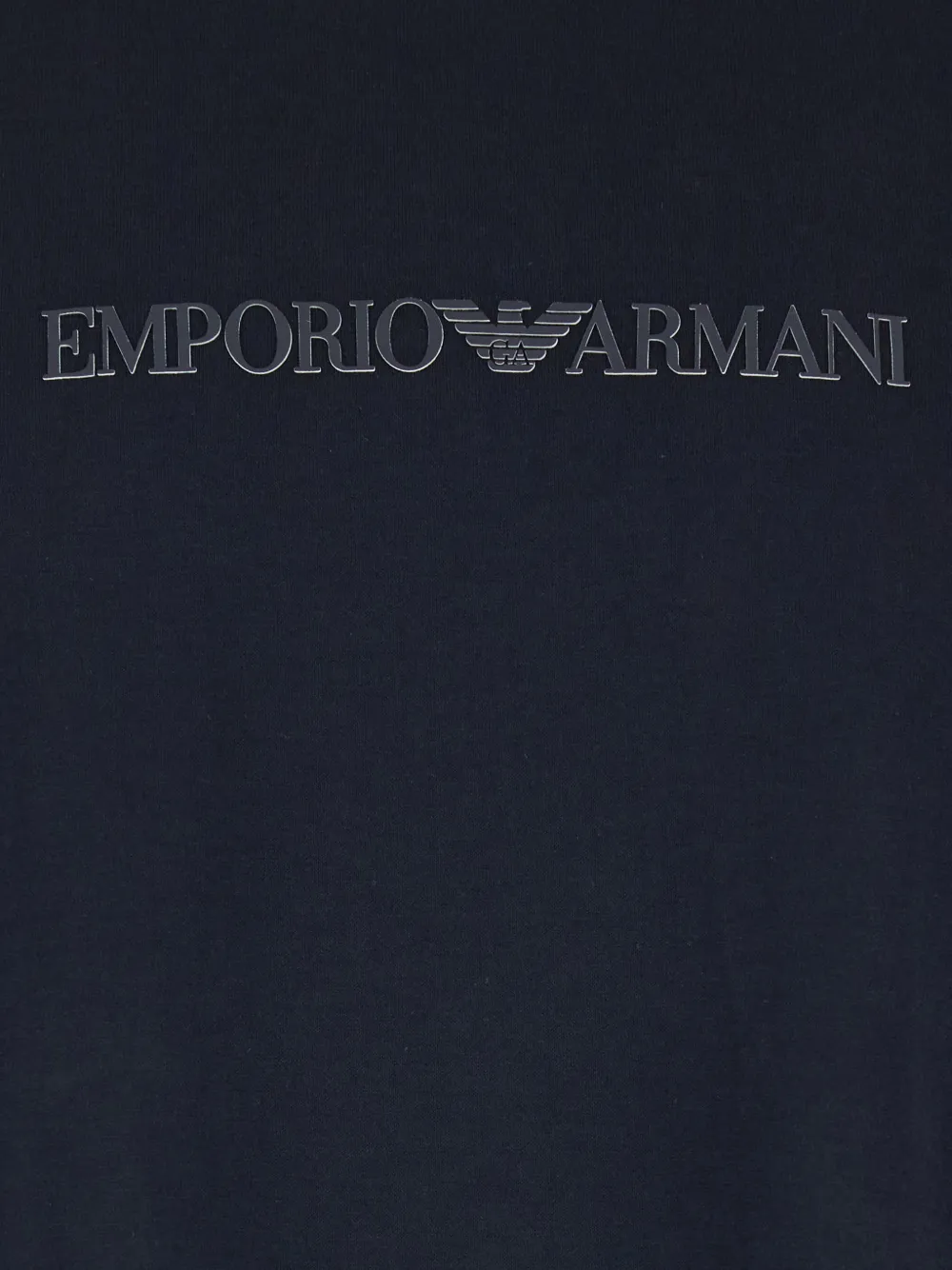 Emporio Armani T-shirt met logoprint Blauw
