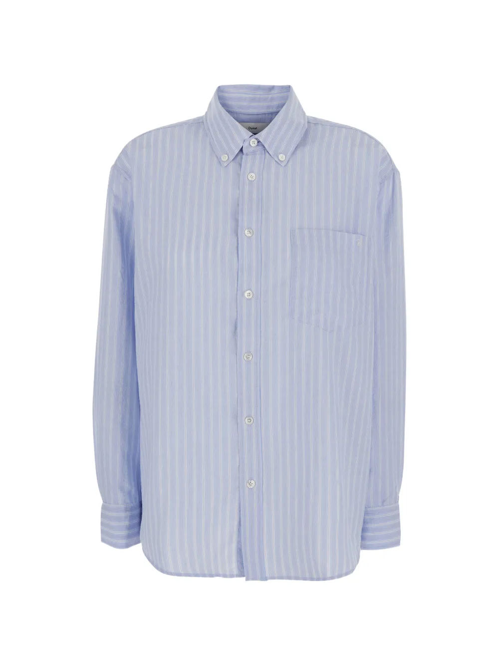 DUNST striped button-down shirt - Blau