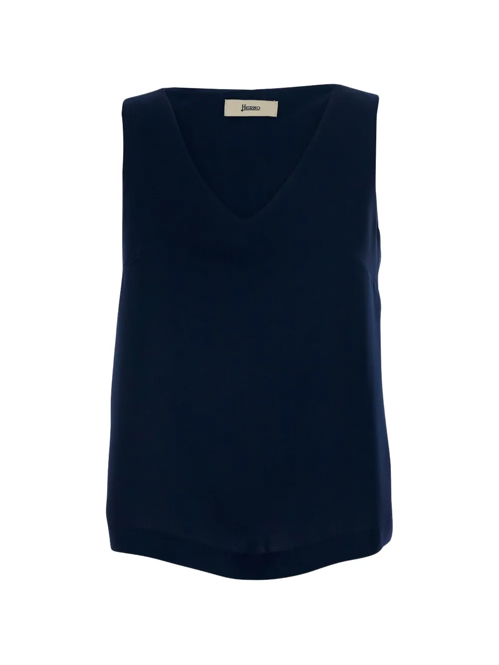 Herno V-neck vest top - Blu