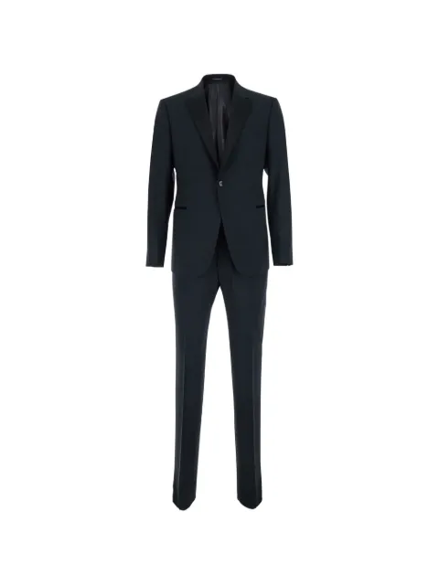Emporio Armani virgin wool single-breasted suit