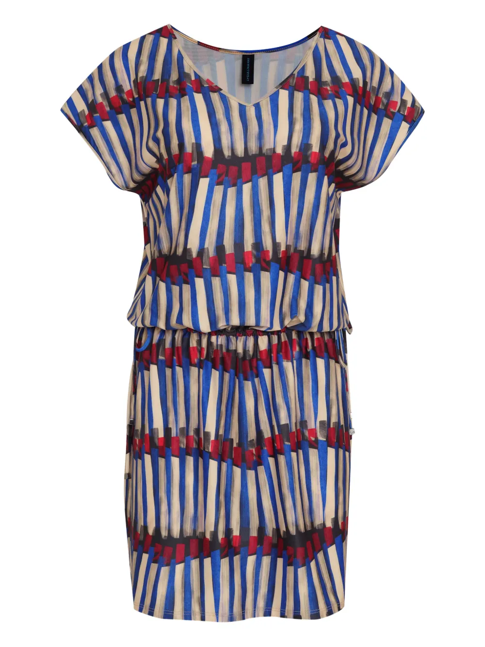 Lygia & Nanny Abito corto Krishna a righe - Blu