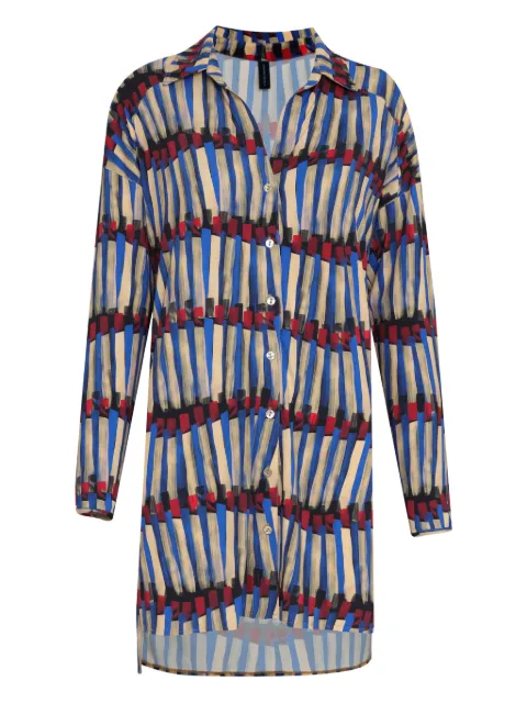 Lygia & Nanny Meline buttoned printed shirt dress