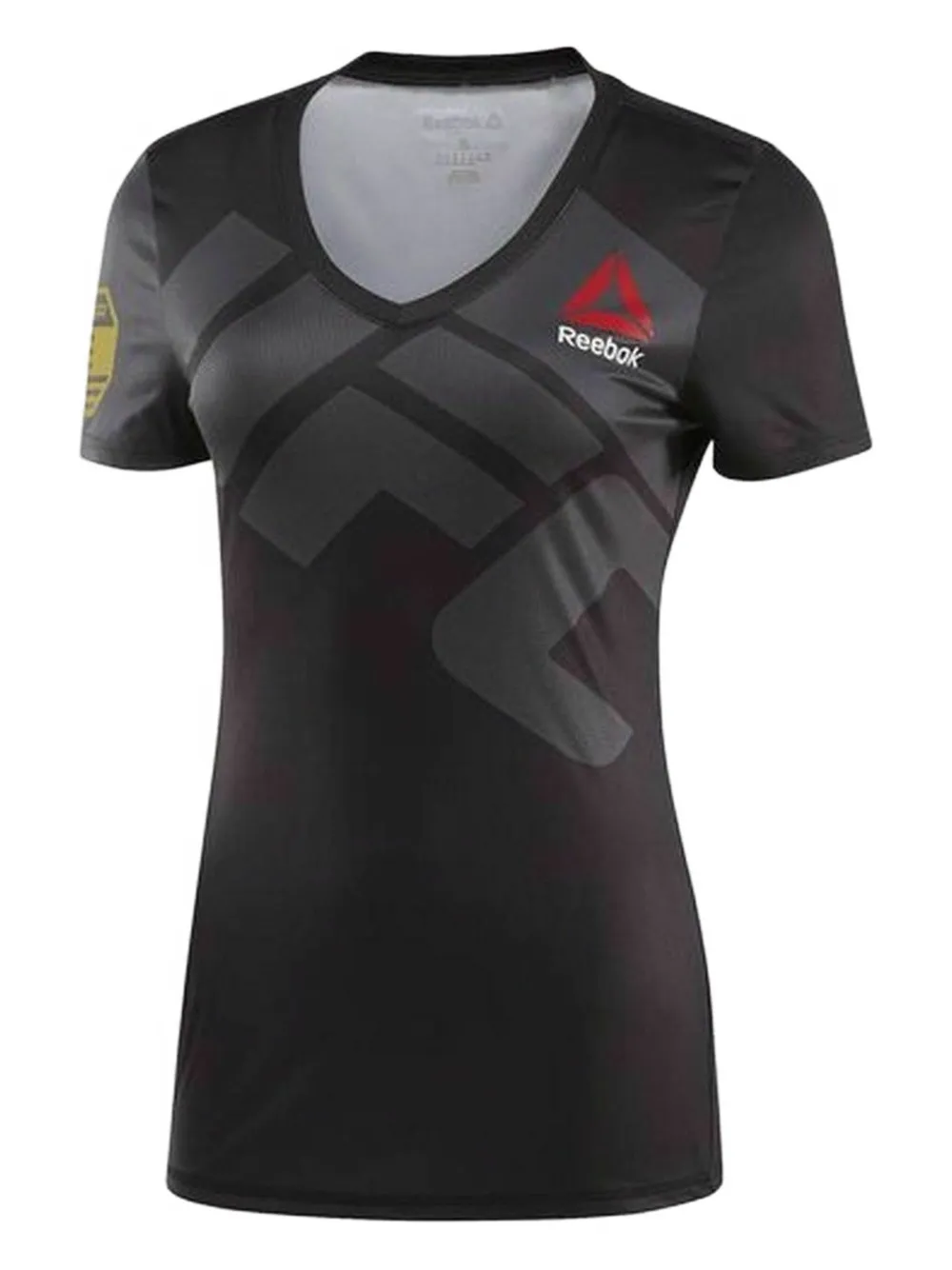 Reebok T-shirt con scollo a V - Nero
