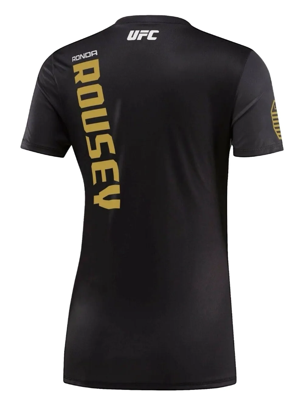 Reebok T-shirt met V-hals Zwart
