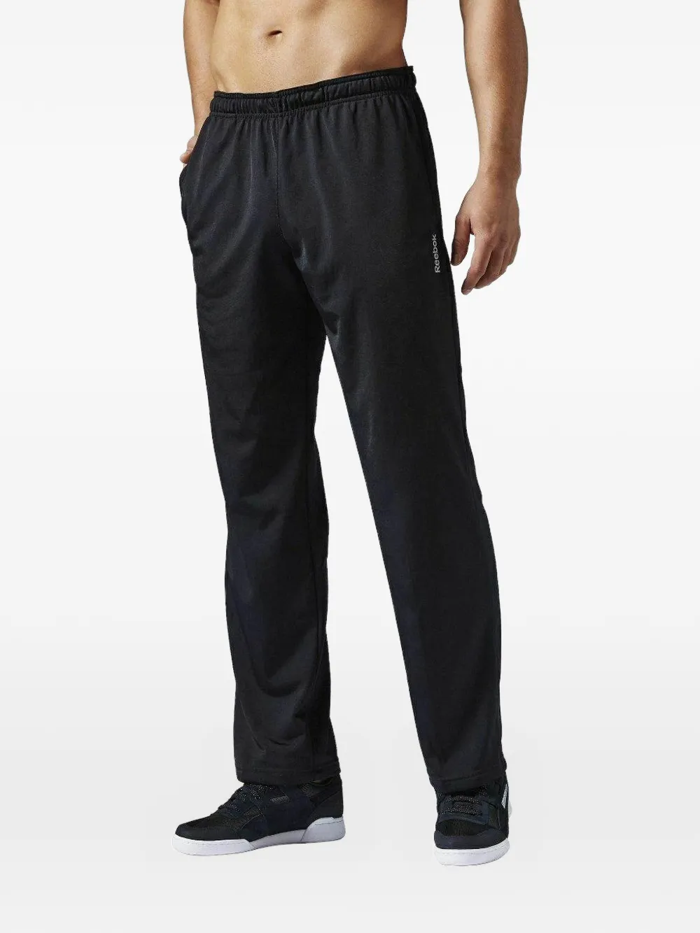 Reebok Pantaloni sportivi con vita elasticizzata - Nero