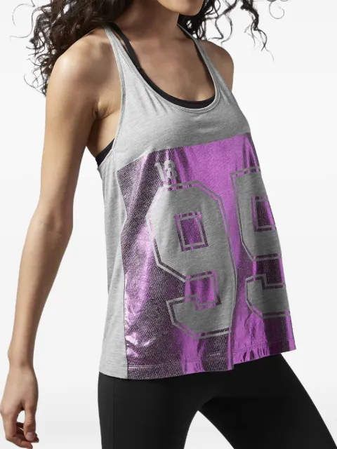 Reebok Heather Tanktop im Metallic-Look