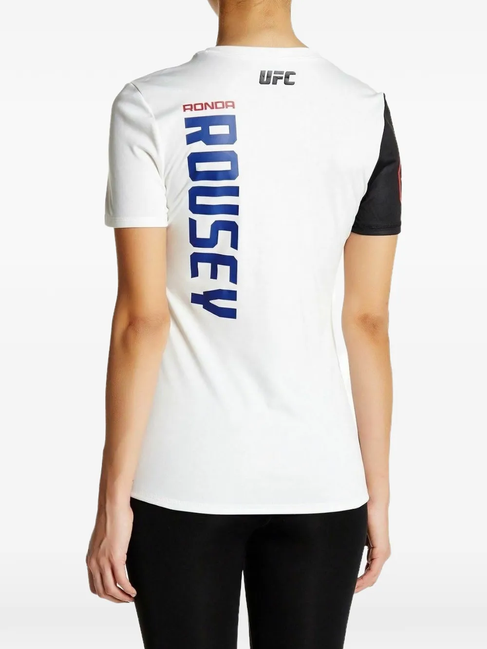 Reebok T-shirt met V-hals Wit