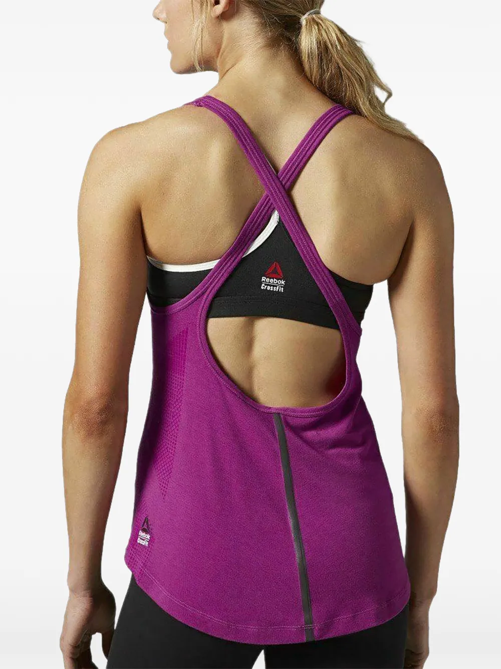 Reebok Crossback muscle T-shirt Paars