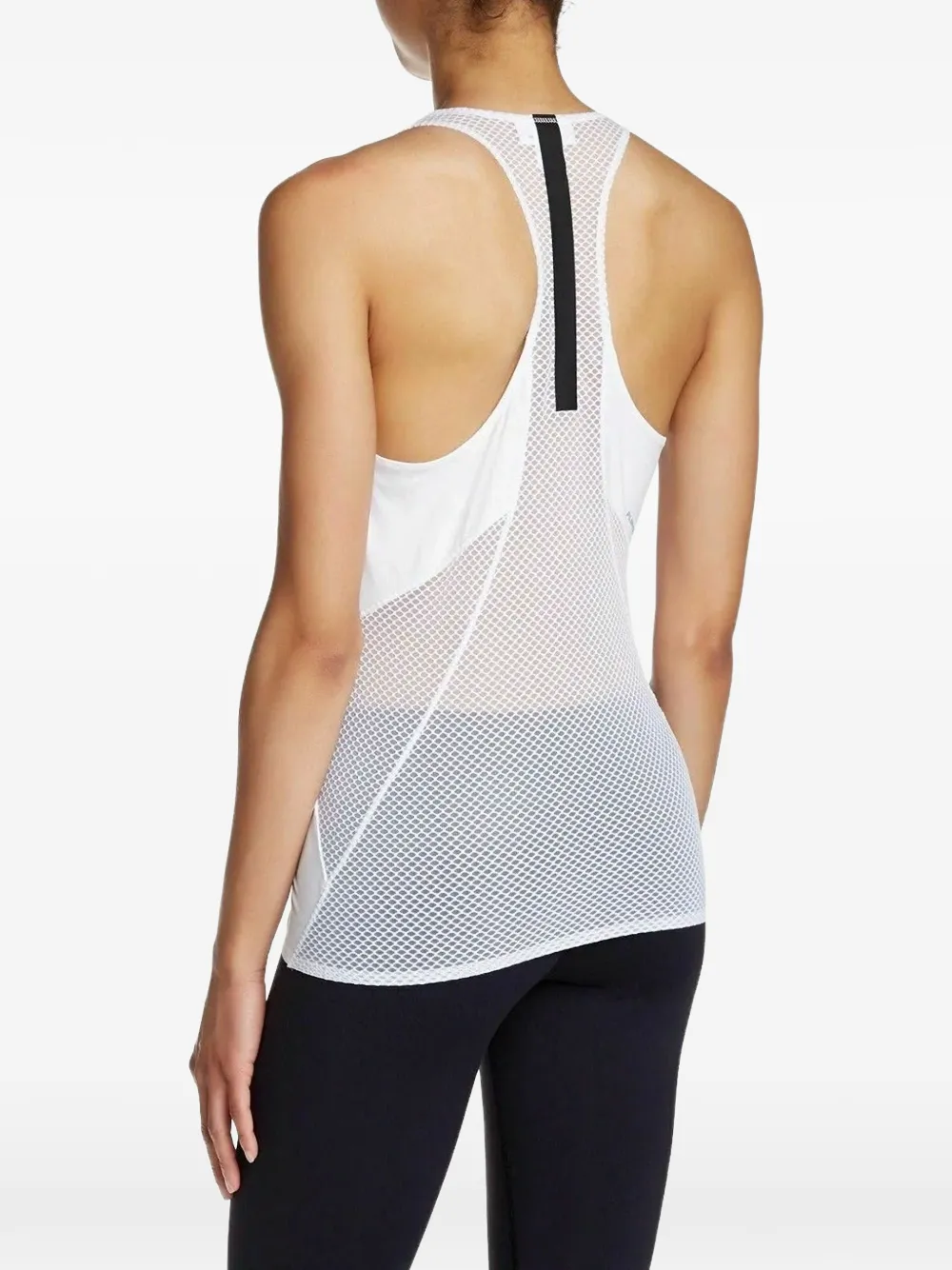  Reebok Cardio Mesh-panel Tank Top - White 