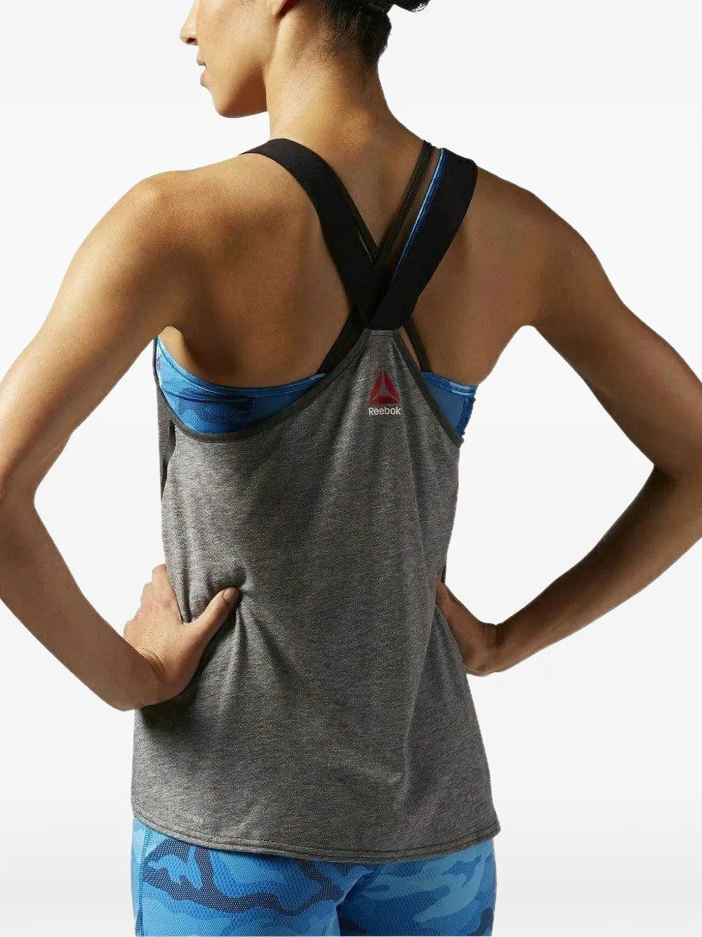  Reebok One Series Quikcotton Tank Top - Grey 