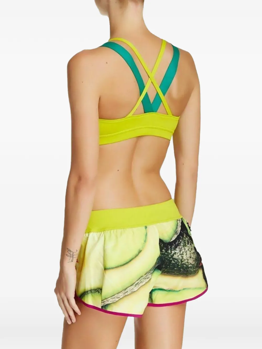  Reebok Skinny Strap Tank Top - Yellow 
